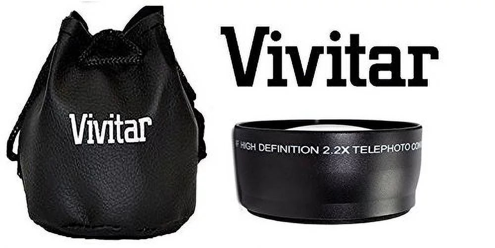 Nikon D5300 & D3300 Telephoto Lens (52mm For Kit Compatible) Set Hi-Definition 2Pc Wide Angle Lens