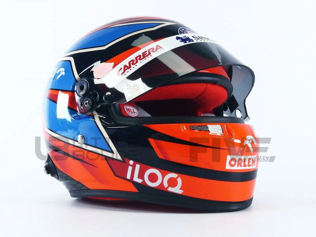 Racing - Kimi Alfa 2021 Raikkonen Romeo 1/2 MINI CASQUE HELMET -