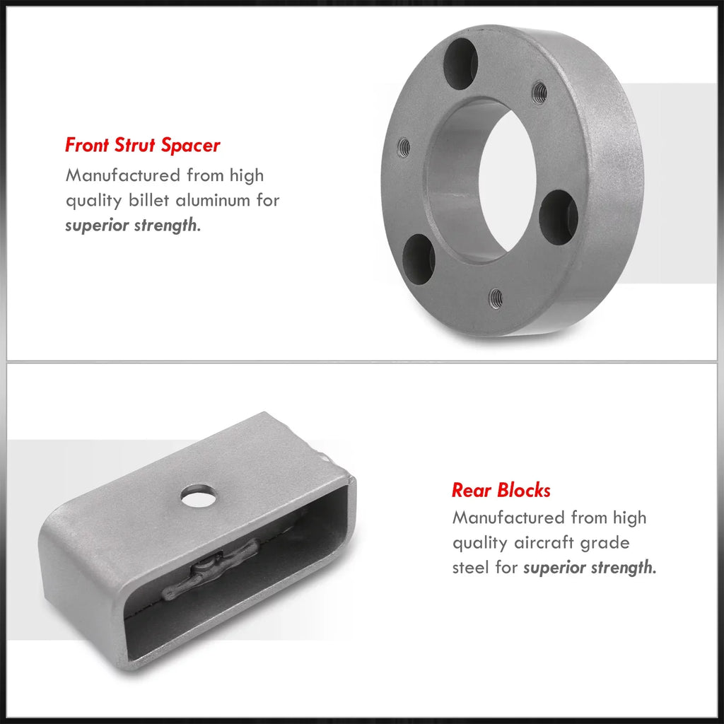 2020 Silverado 2018 Leveling 2" 2021 Front 2013 2012 2010 GMC Compatible/Replacement 2015 Sierra SL 2017 Kit 2009 2019 Chevy For 2008 Distributors 2014 Lift Chevrolet 2016 2011 Spacer 2" 2007 Rear AJP