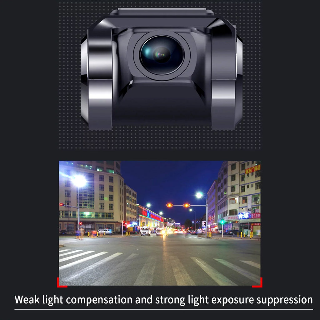 Player G-sensor Recording Dash Detection Android Cam Cycle Motion ADAS USB DVR
