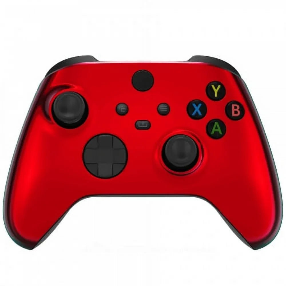 One (with Red" "Chrome Design Custom UN-MODDED Controller 3.5 X jack) Unique Xbox