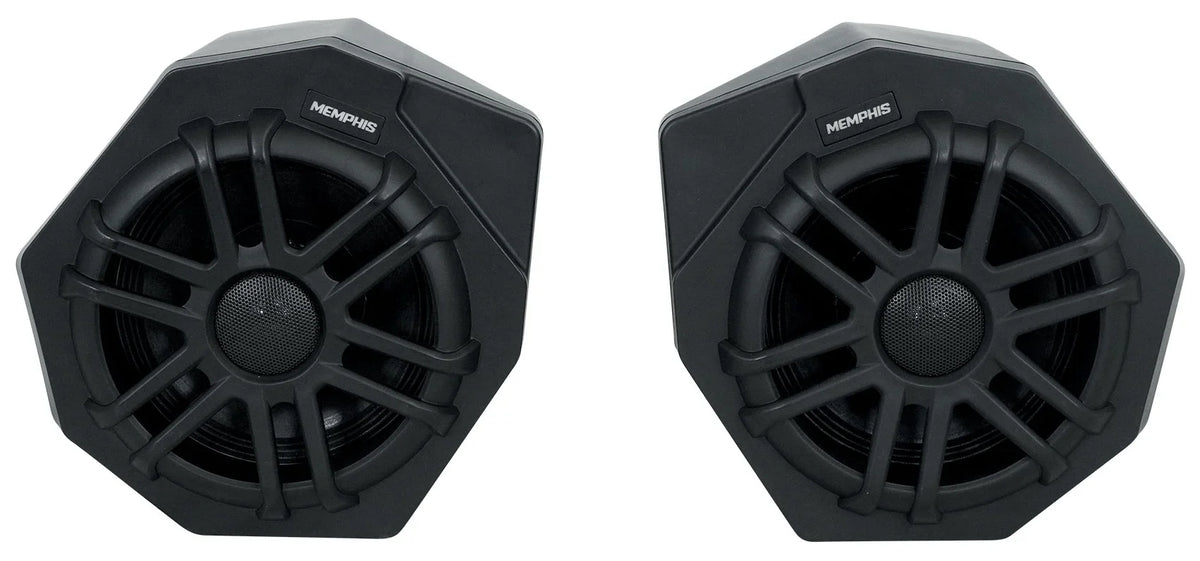 Am 2017+ CANAMX365FE Speakers+Amp X3 (2) For Memphis Can Tower Speakers+Pods+LED