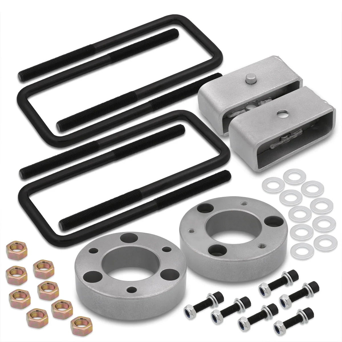 2020 Silverado 2018 Leveling 2" 2021 Front 2013 2012 2010 GMC Compatible/Replacement 2015 Sierra SL 2017 Kit 2009 2019 Chevy For 2008 Distributors 2014 Lift Chevrolet 2016 2011 Spacer 2" 2007 Rear AJP