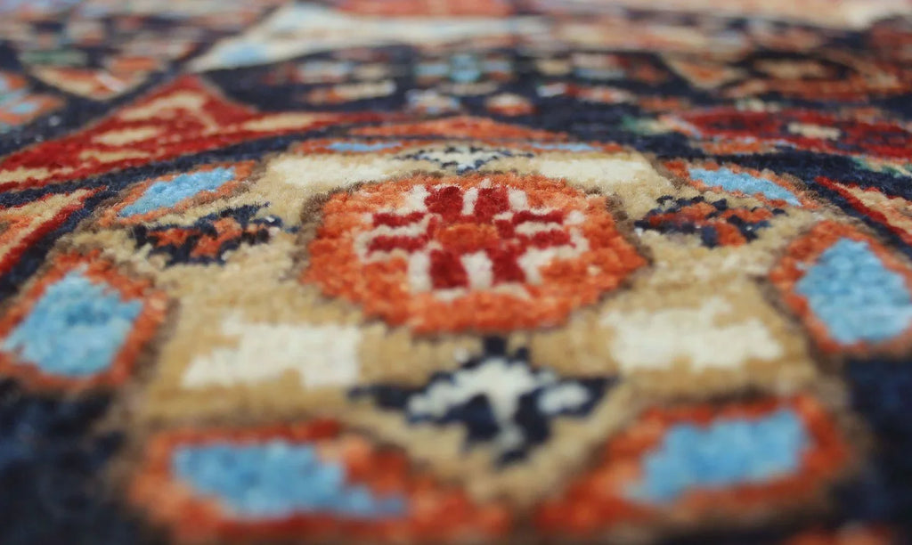 x Aria 13'9" Rug, Blue/Red 9'10" Marwin