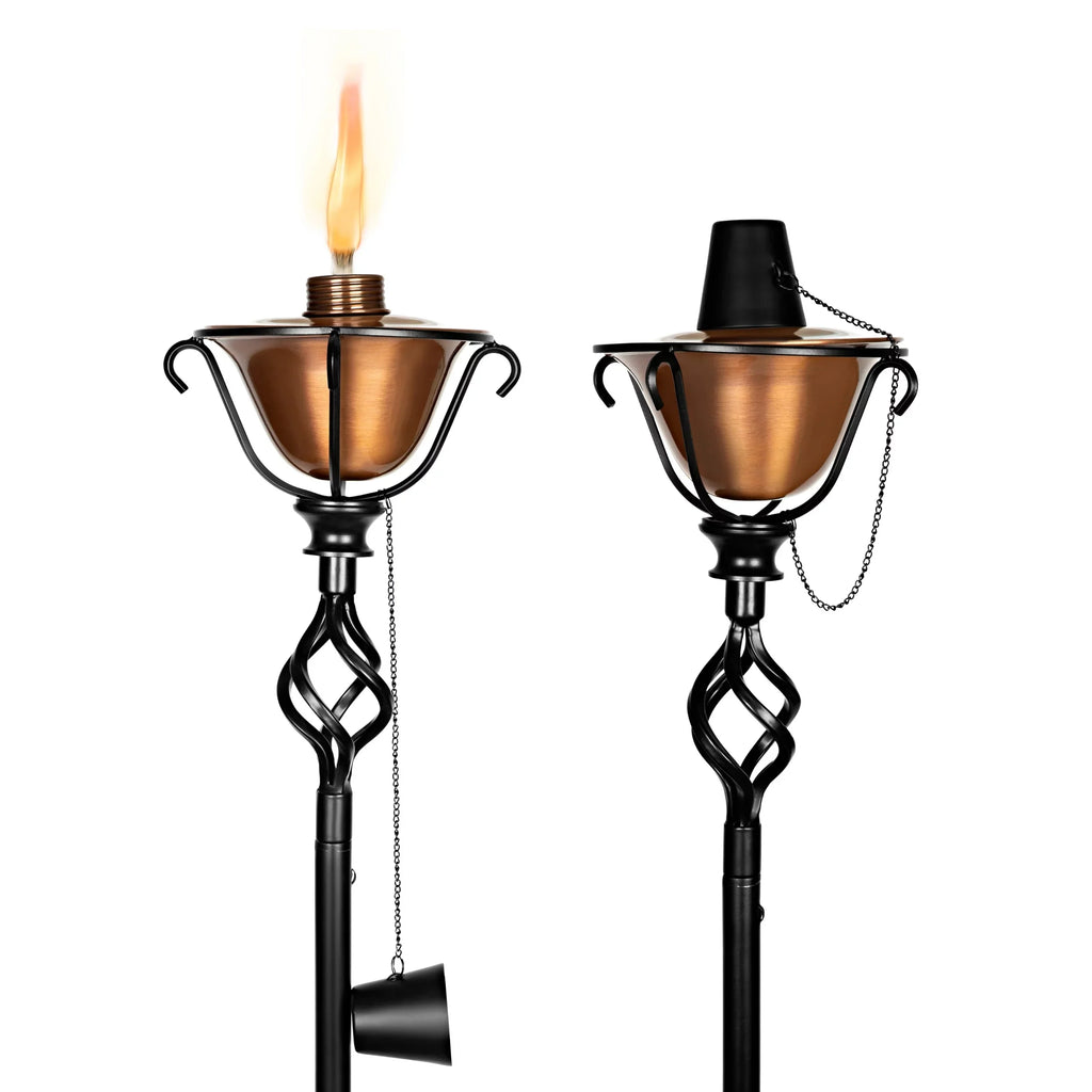 Home Stand Conical - - Wide BirdRock Torches Copper Tabletop 2-Pack exterior