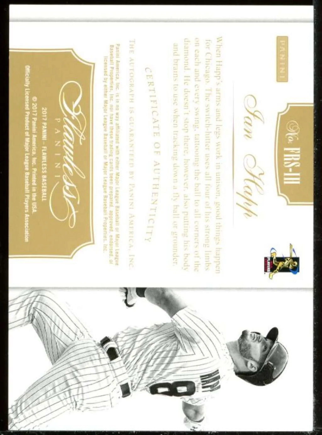 Sapphire Signatures Ian Rookie /15 2017 #22 Flawless Card Happ Panini