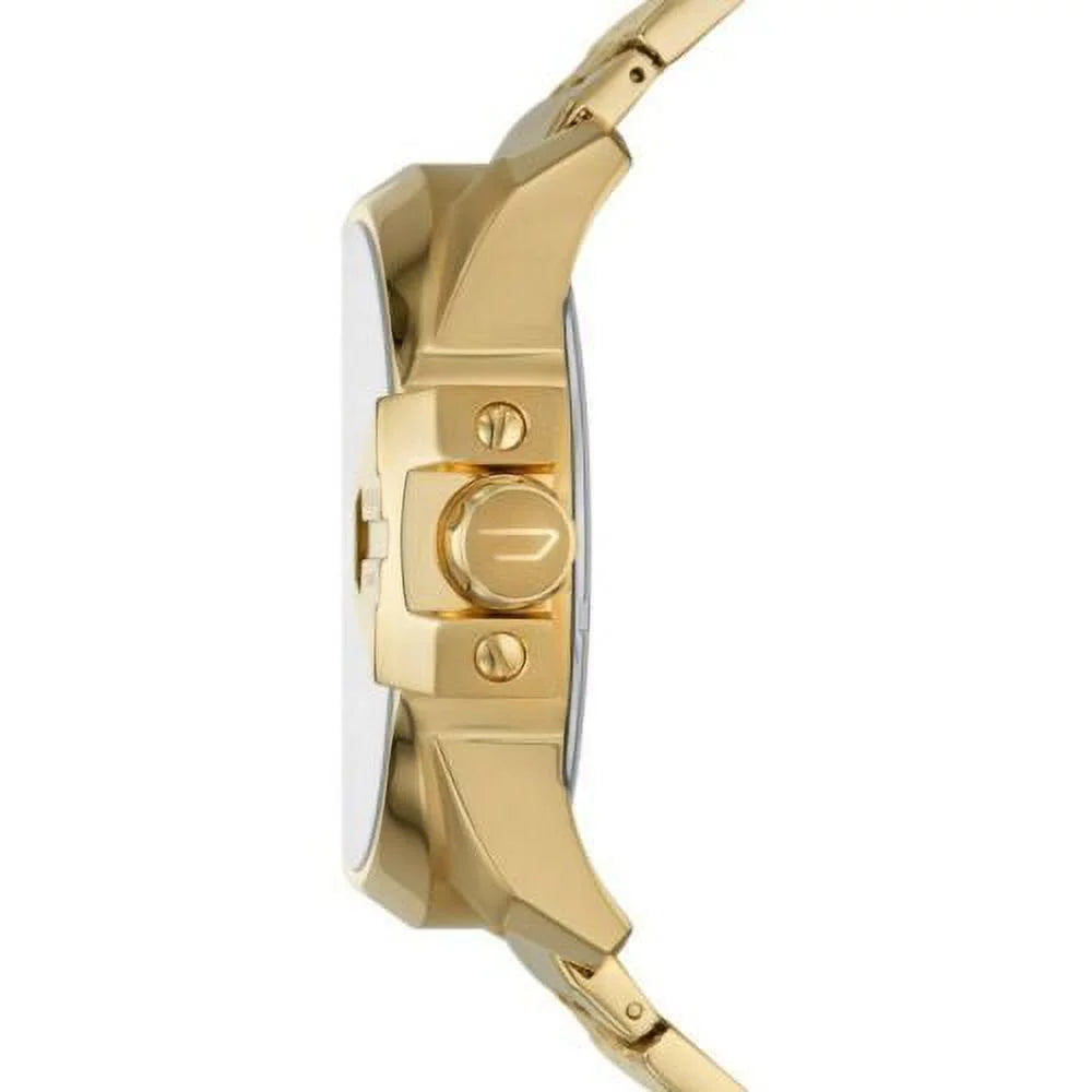 UBER GOLD WATCH MULTI CHIEF STAINLESS TONE DIESEL MEN'S DZ7447 TIME