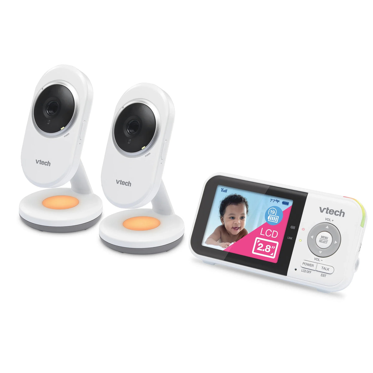 Camera with and High VTech Unit Fixed Resolution Parent 2.8" 2 Cameras VM3254-2