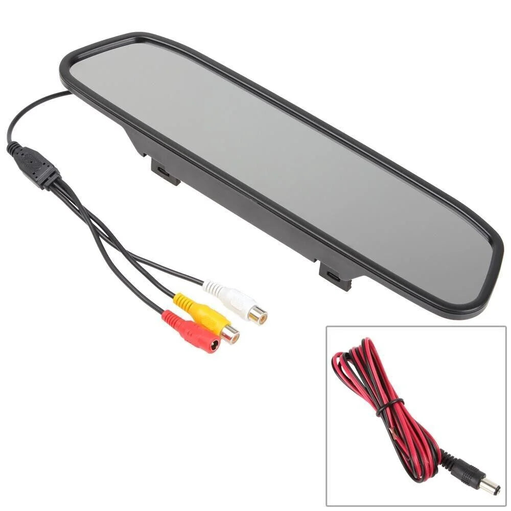 Backup Monitor Vision Camera 5" Night Rear Mirror System Car + Wireless View HD