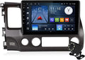 Android for Support Backup Auto Camera Car Navi Double Civic inches 10.1 & Carplay FM Android 2006-2011 Screen BT Honda Stereo IPS Touchscreen Din Car Radio with GPS 10