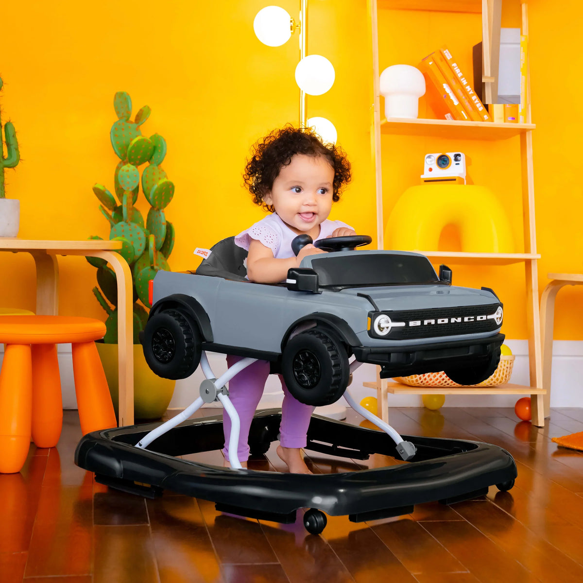 by Newborn Blue Play Bright 4-in-1 Baby to 4 Grey + Ways Activity with Unisex, Starts, Bronco Walker
